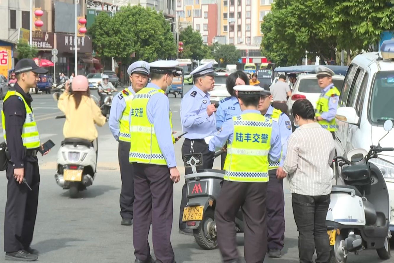 陸豐：開展交通秩序整治 筑牢道路安全網